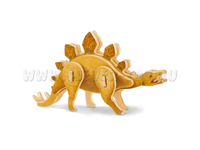 Пазл деревянный 3D "Стегозавр" Пазл деревянный 3D "Стегозавр"