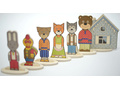 Набор деревянный "Персонажи сказки Заюшкина избушка" (остатки) Набор деревянный "Персонажи сказки Заюшкина избушка" (остатки)