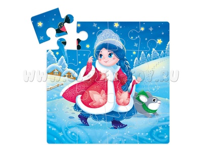 Пазл "Новый год. Снегурочка" (16 дет.) Пазл "Новый год. Снегурочка" (16 дет.)
