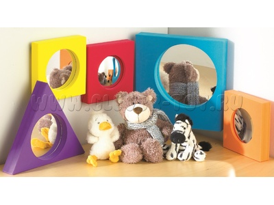 Набор зеркал в геометрических фигурах Набор зеркал в геометрических фигурах