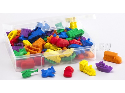 Счетный материал "Транспорт" (6 видов, 6 цветов, 72 шт.) Счетный материал "Транспорт" (6 видов, 6 цветов, 72 шт.)