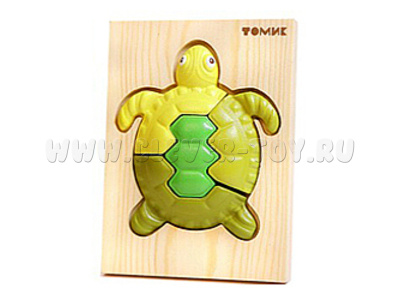 Пазл-картинка деревянная "Черепашка" Пазл-картинка деревянная "Черепашка"