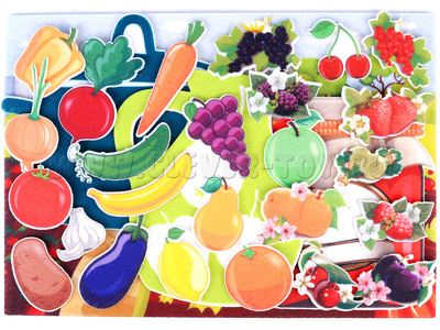 Сад и огород с игровым полем (фетр) Сад и огород с игровым полем (фетр)