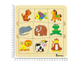 Пазл-ассоциации "Животные" (21*21 см, 9 карточек, основание) Пазл-ассоциации "Животные" (21*21 см, 9 карточек, основание)