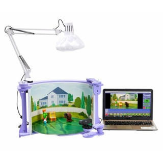 Сиреневая Мультстудия для кукольной анимации. Стандарт (HD камера, ручной фокус)