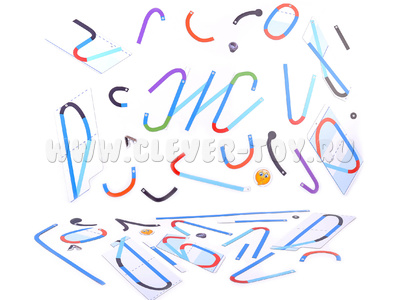 Магнитный конструктор строчных букв к "Чудо-прописи" (малый набор)