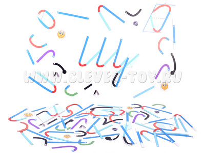 Магнитный конструктор строчных букв к "Чудо-прописи" (большой набор)