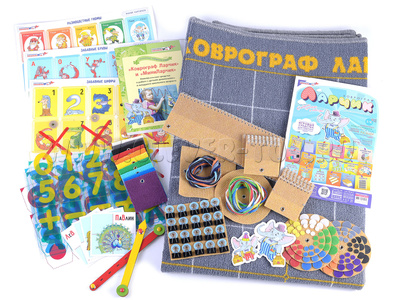 Коврограф Ларчик Воскобовича (комплект + методика)