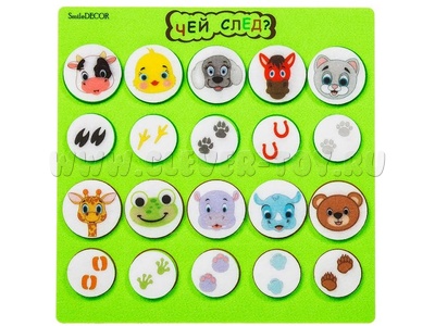 Дидактическая игра "Чей след?" Дидактическая игра "Чей след?"