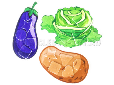 Овощной микс сортер (фетр) Овощной микс сортер (фетр)