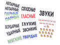 Набор магнитных карточек "Звуки"* Набор магнитных карточек "Звуки"*