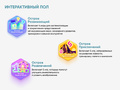 Мобильный интерактивный "КУБ" для пола и стены