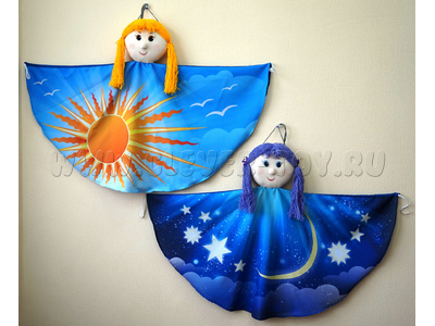 Набор кукол платковых "День - Ночь" (2 шт.)