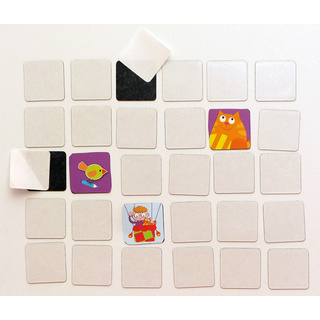 Набор магнитных карточек с клеевым слоем