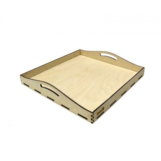 Поднос фанерный квадратный (Монтессори материалы)