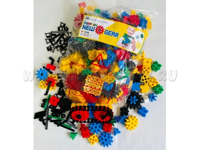 Конструктор Morphun. Шестеренки. Цепная передача 369 деталей