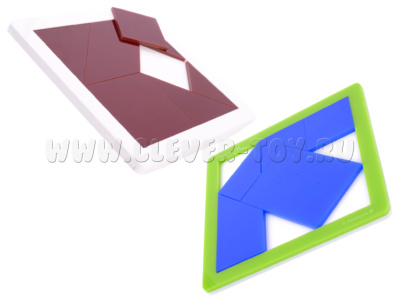 Набор головоломок Пифагор и Слагалица из пластика